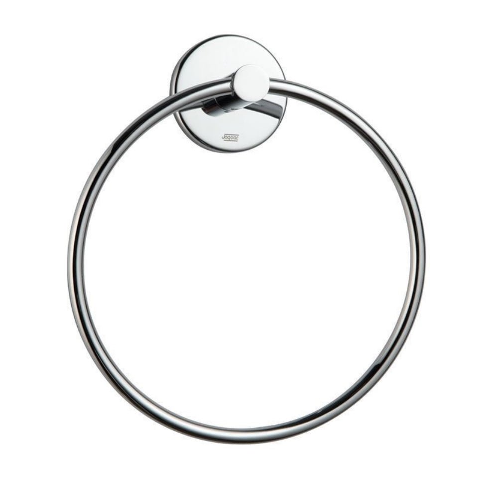 JAGUAR ROUND TOWEL RING WALL FLANGE ACN-CHR-1121BN CHROME