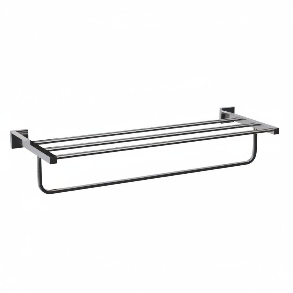JAQUAR 24 INCHES TOWEL RACK AKP-BCH-35781PS- BLACK CHROME