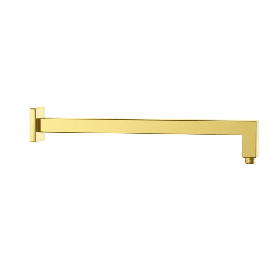 JAQUAR WALL MOUNTED SQUARE 600 MM SHOWER ARM SHA-GBP-455L600 - GOLD BRIGHT PVD