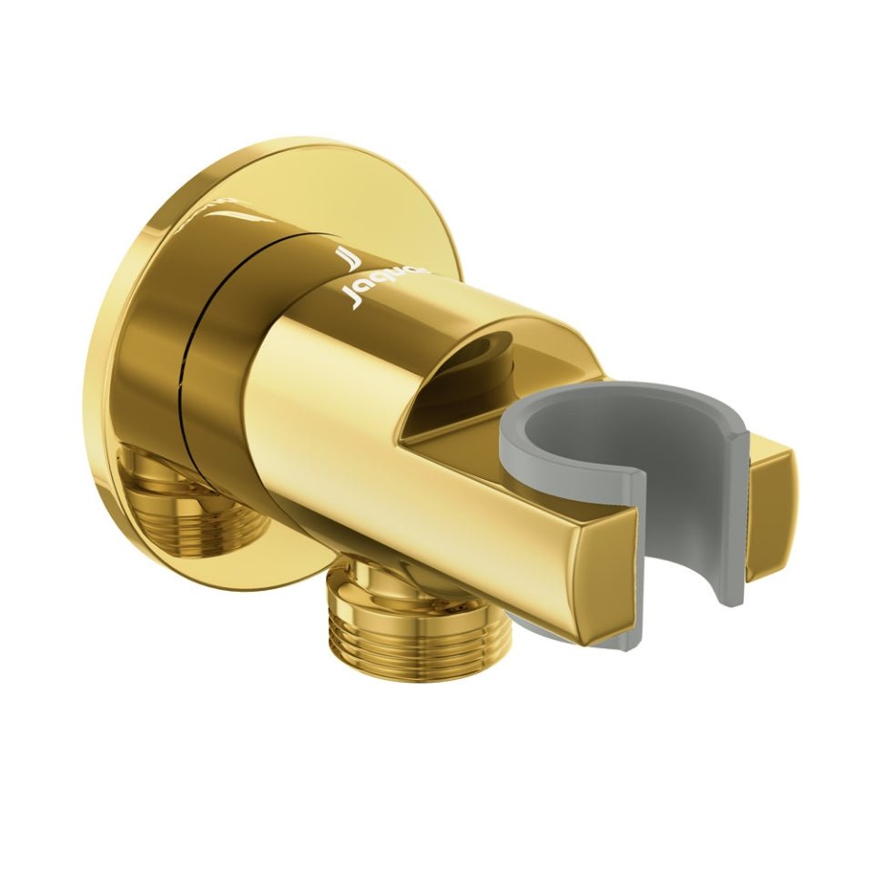 Jaquar Shower Fitting Wall Bracket SHA-GBP-566R -GOLD BRIGHT PVD