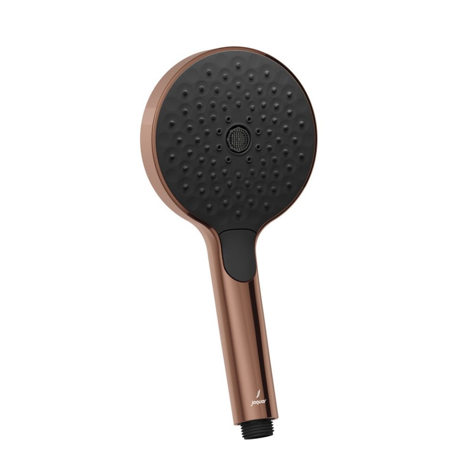 JAQUAR FLEXI NOZZLE MULTIFUNCTION TRI FLOW HAND SHOWER HSH-BGP-1773 - BLUSH GOLD BRIGHT PVD