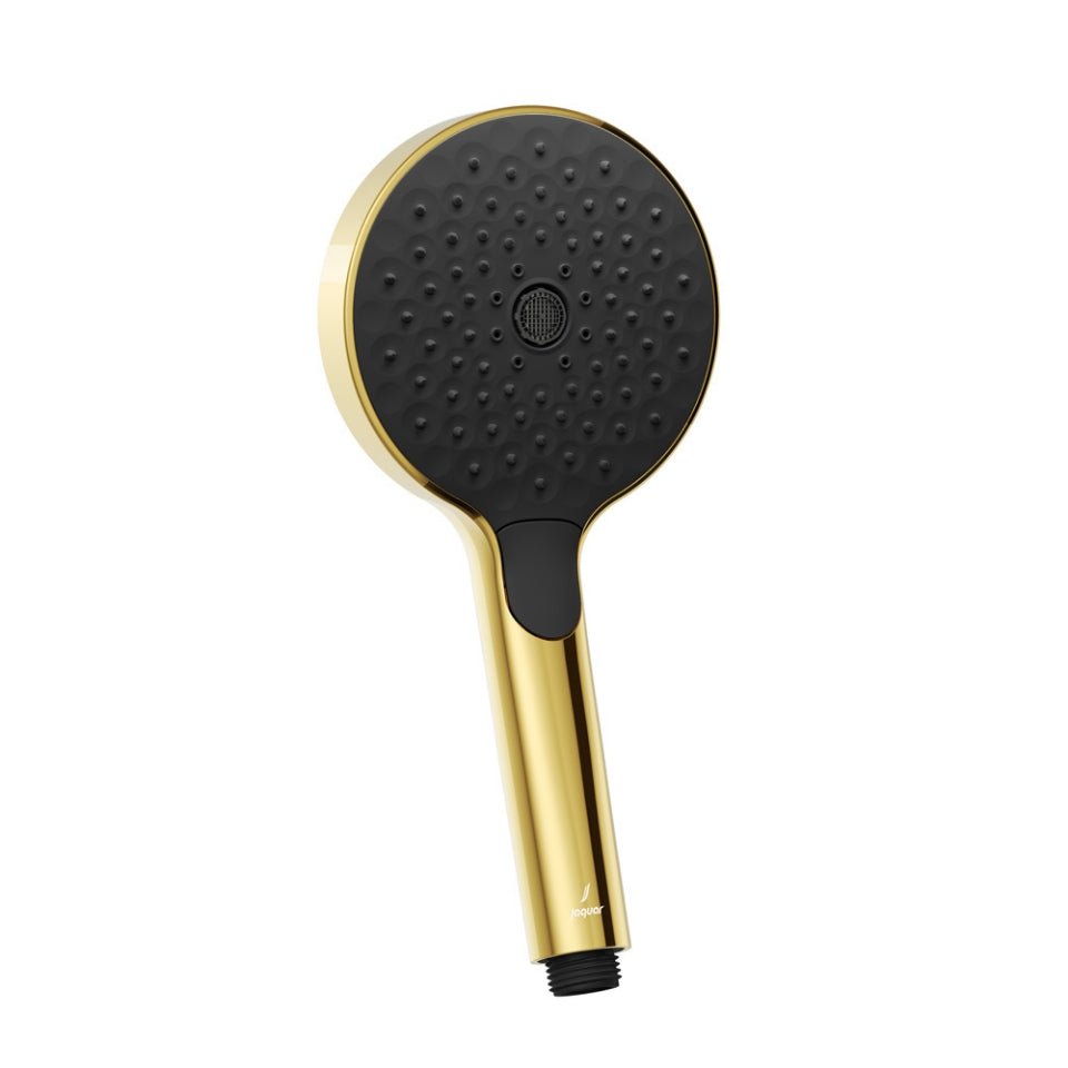 JAQUAR FLEXI NOZZLE MULTIFUNCTION TRI FLOW HAND SHOWER HSH-GBP-1773 - GOLD BRIGHT PVD