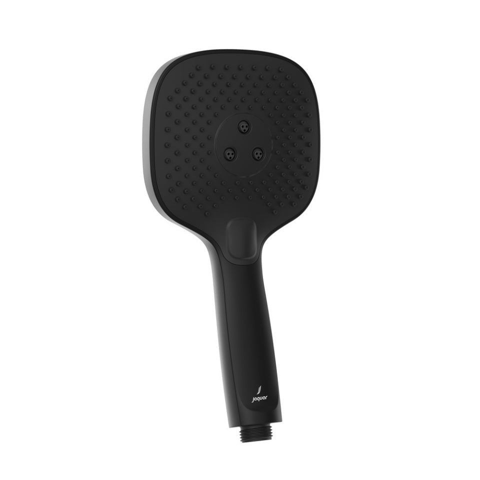 JAQUAR OCTANE ROTOR MULTIFUNCTION TRI FLOW HAND SHOWER HSH-BLM-1777 - BLACK MATT
