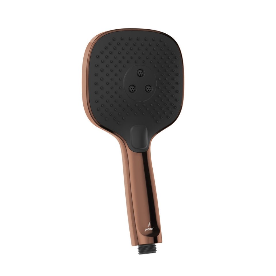 JAQUAR OCTANE ROTOR MULTIFUNCTION TRI FLOW HAND SHOWER HSH-BGP-1777 - BLUSH GOLD BRIGHT PVD