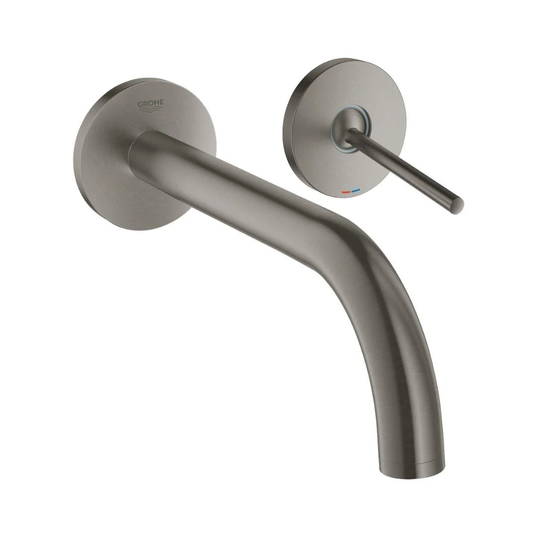 Grohe Wall Mounted Basin Mixer Atrio 19918AL3 - Hard Graphite
