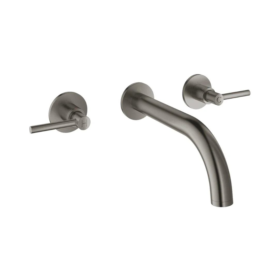 Grohe Wall Mounted Basin Mixer Atrio 20169AL3 - Hard Graphite