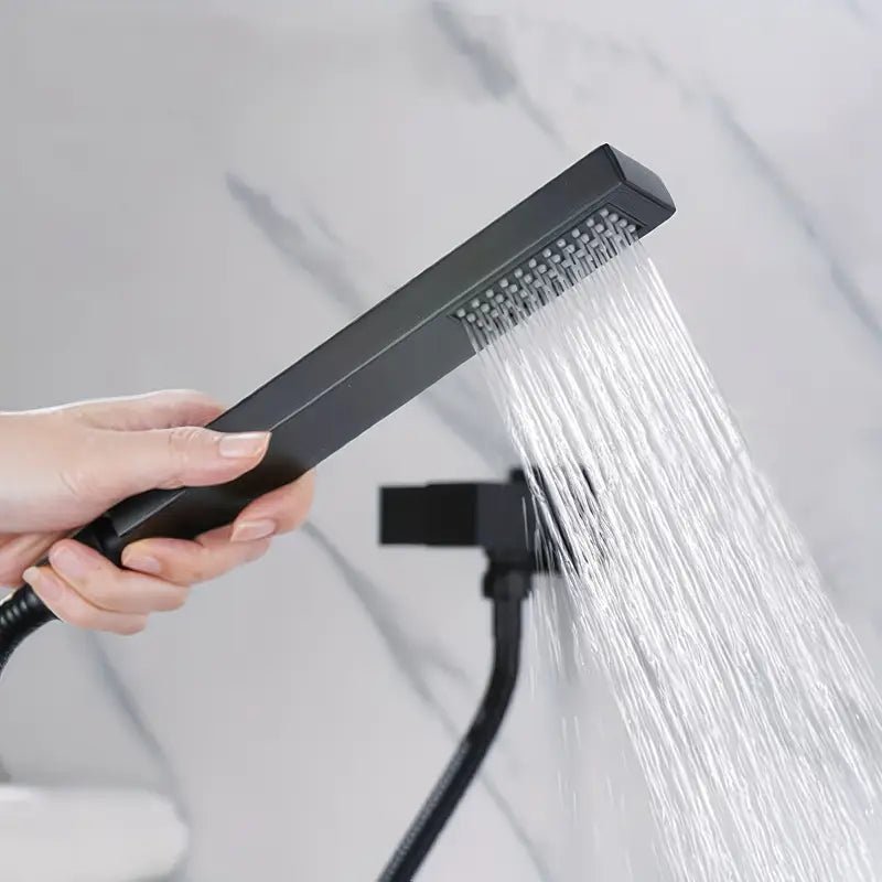 Picaso Matte Black Hand Shower Set with 1.5 mtr hose & hook