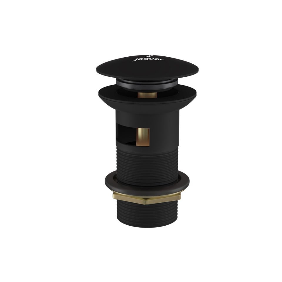 JAQUAR WASH BASIN 3 INCHES POP-UP WASTE COUPLING CLICK CLAK WASTE ALD-BLM-729 - BLACK MATT