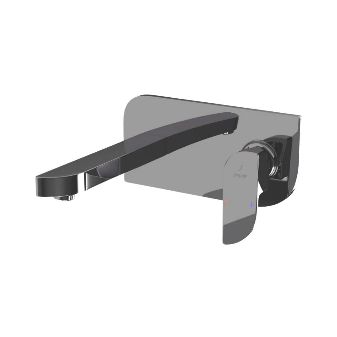 Jaquar Wall Mounted Basin Mixer Alive ALI-BCH-85233NK - Black Chrome