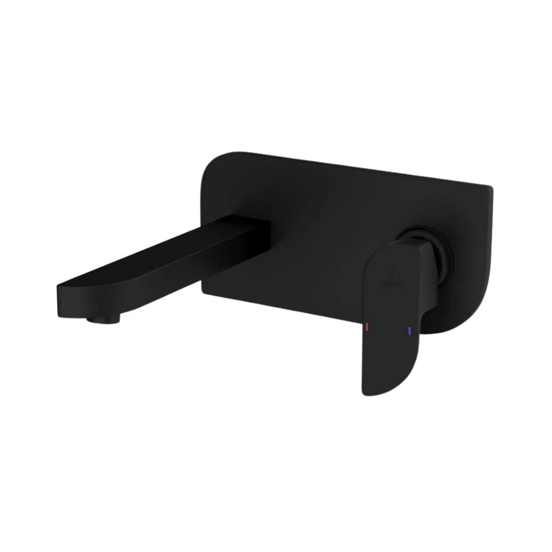 Jaquar Wall Mounted Basin Mixer Alive ALI-BLM-85233NK - Black Matt