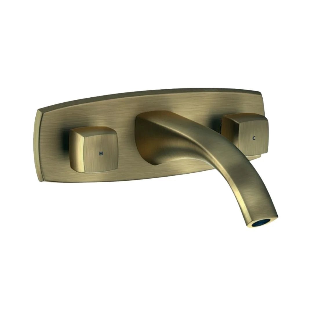 Jaquar Wall Mounted Basin Mixer Arc ARC-ABR-87433 - Antique Bronze