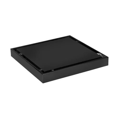 Picaso 6"x 6"Tile Insert Floor Drain- Matt Black