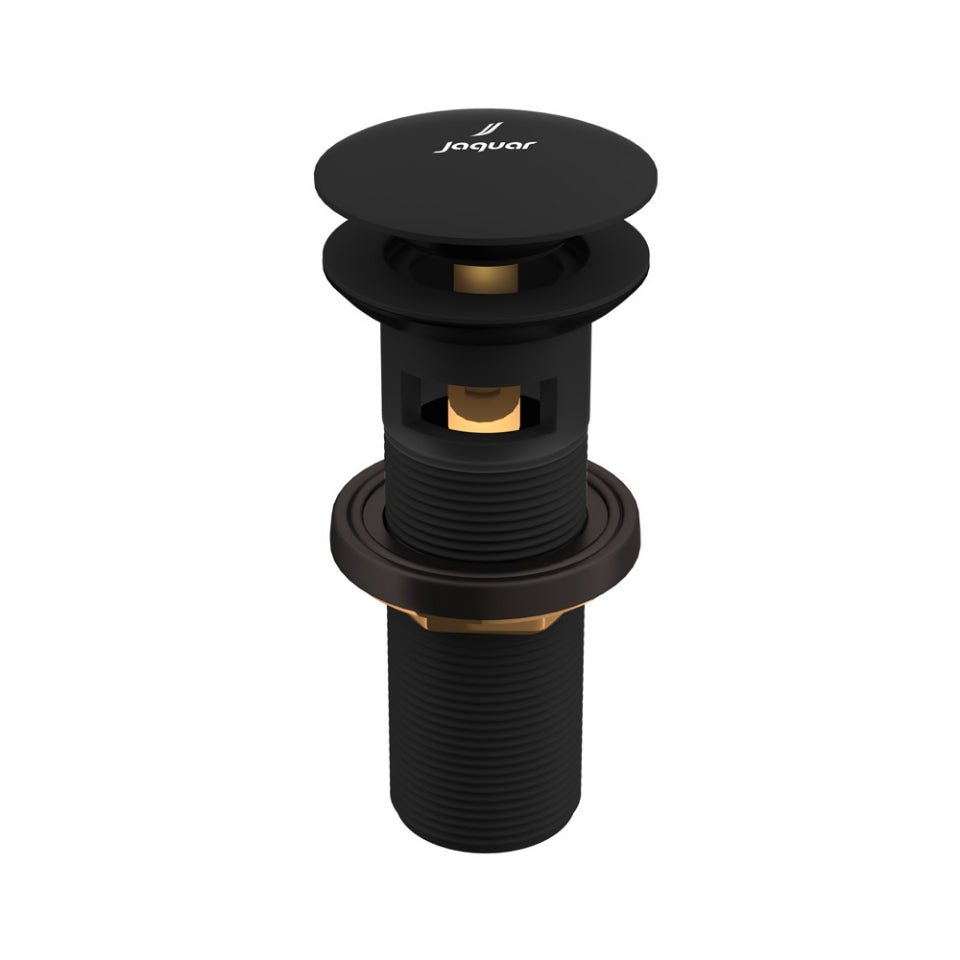 JAQUAR WASH BASIN 5 INCHES POP-UP WASTE COUPLING CLICK CLAK WASTE ALD-BLM-729L130 -BLACK MATT