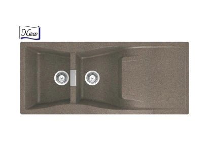 Nirali Quartz Sink Quartz Premium Range ELARA WB 2 ( 46 x 19.5 inches ) - Magma Bronze