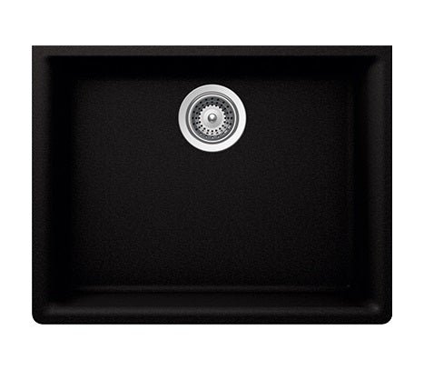 Nirali Quartz Sink Quartz Premium Range ELEX ( 23.5 x 18 inches ) - Onyx