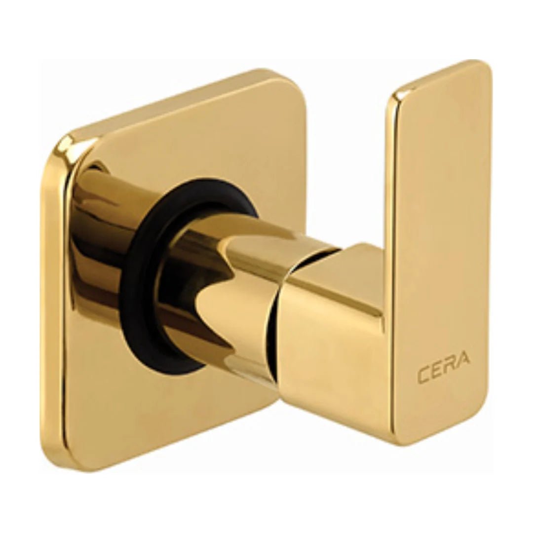 Cera Basin Area Stop Valve Ruby F1005351FG - French Gold