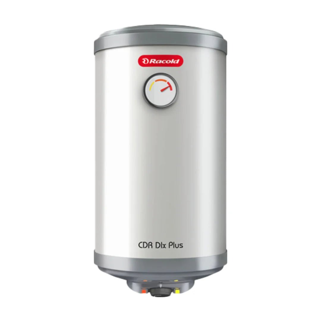 Racold Electric Wall Mounting Horizontal 10 Ltr Storage Water Heater CDR DLX HORIZONTAL 10 in White finish