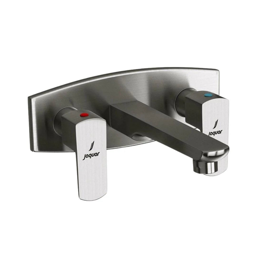 Jaquar Wall Mounted Basin Mixer Kubix Prime KUP-SSF-35433PM - Stainless Steel Finish