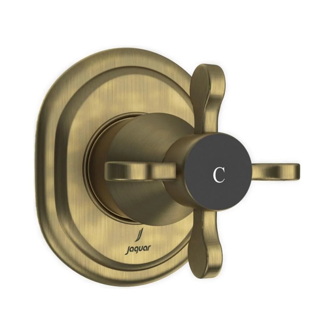 Jaquar Basin Area Stop Valve Queens Prime QQP-ABR-7083KPM - Antique Bronze