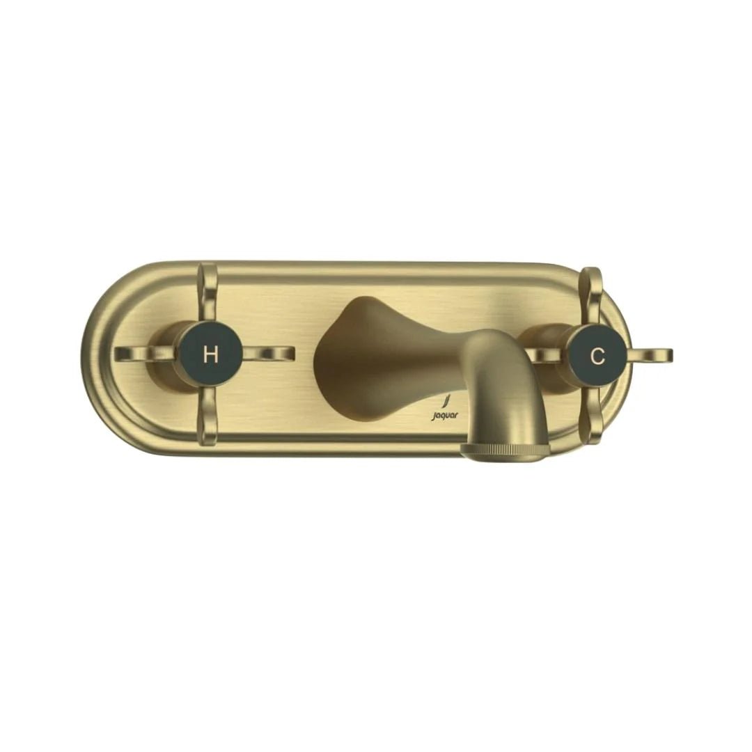 Jaquar Wall Mounted Basin Mixer Queens Prime QQP-ABR-7433PM - Antique Bronze