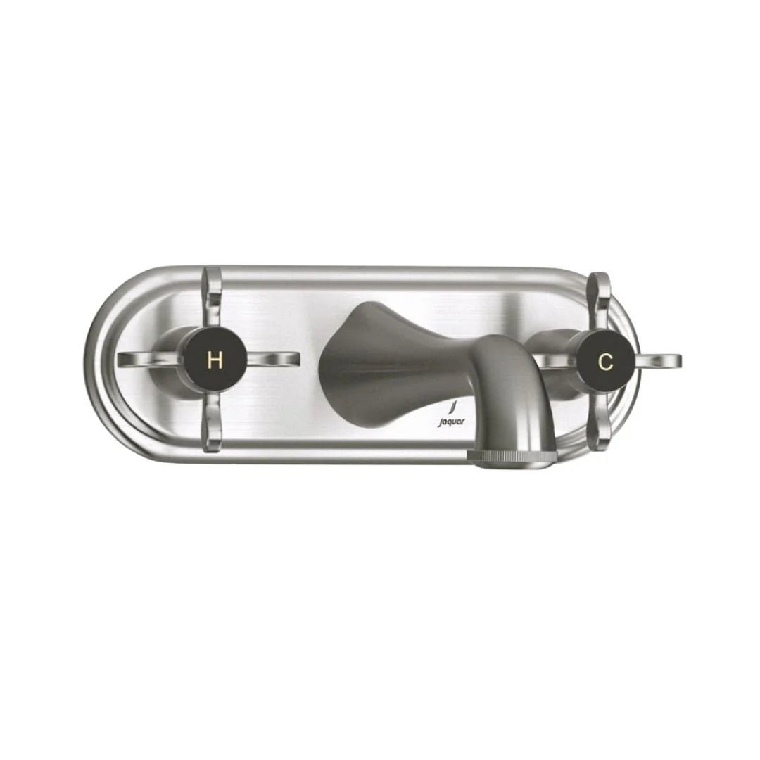 Jaquar Wall Mounted Basin Mixer Queens Prime QQP-SSF-7433PM - Stainless Steel