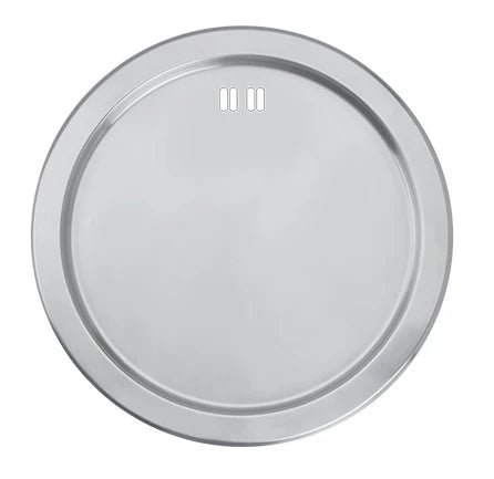 Nirali Stainless Steel Sink D'Signo Range ROUND SINK LID ( 17.5 x 17.5 inches ) - Glossy