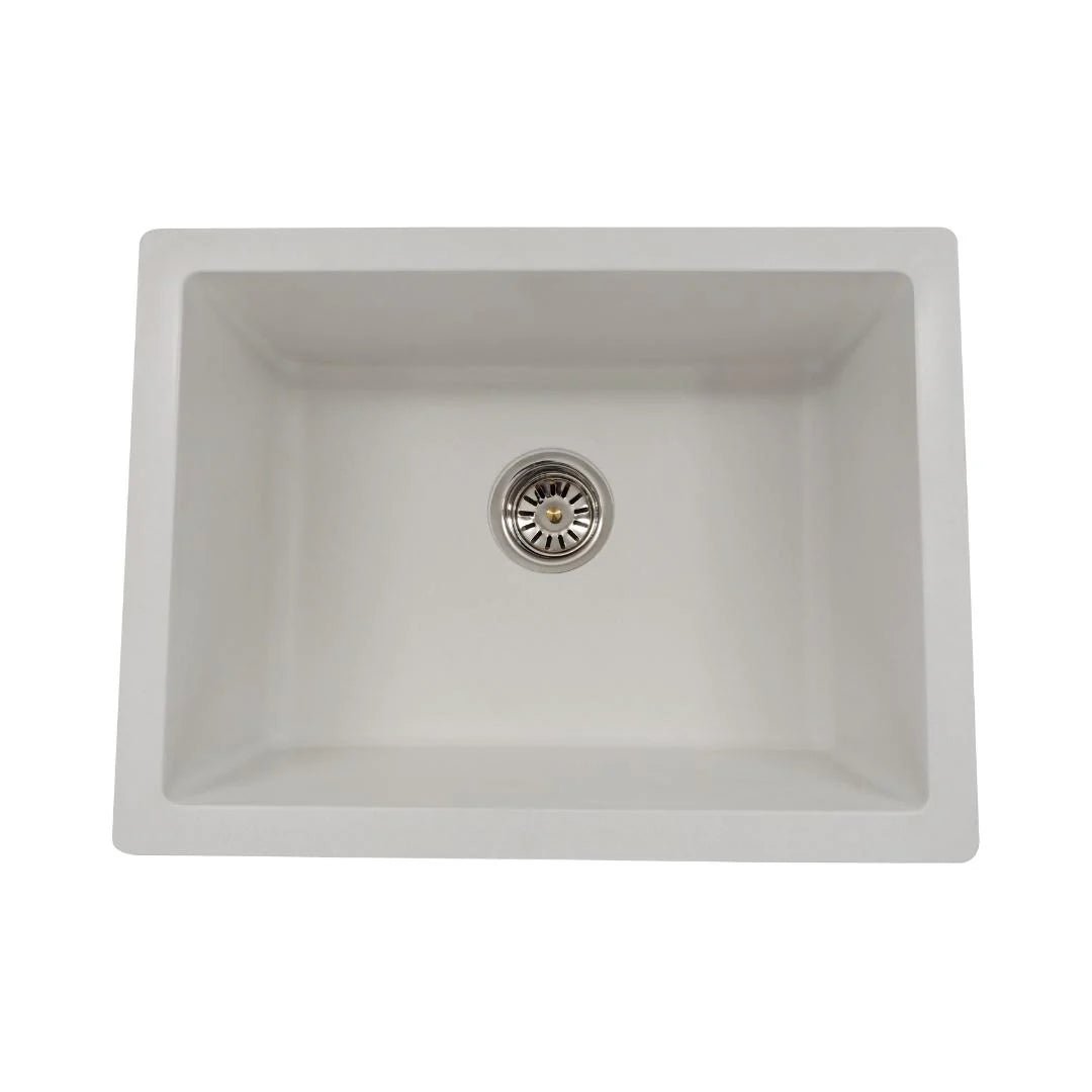Hindware Quartz Sink Sapphire SAPPHIRE 18 X 16 X 8 ( 18 x 16 inches ) - White DX