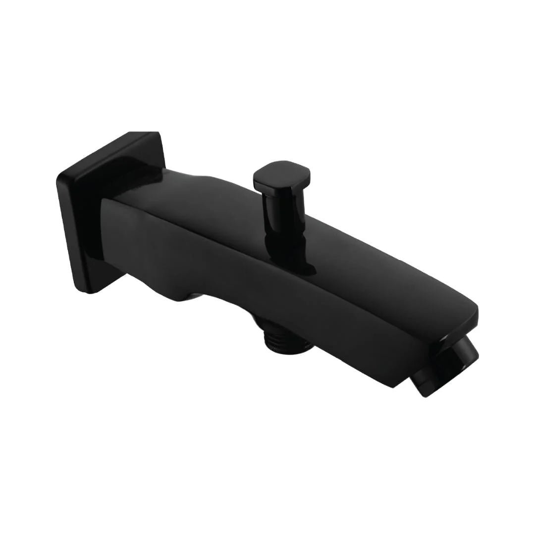 Hindware Wall Mounted Spout Avior F520010GRT - Black Chrome