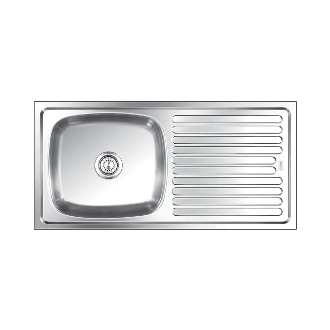Nirali Stainless Steel Sink Popular Range ELEGANCE SMALL ( 36 x 18 inches ) - Satin