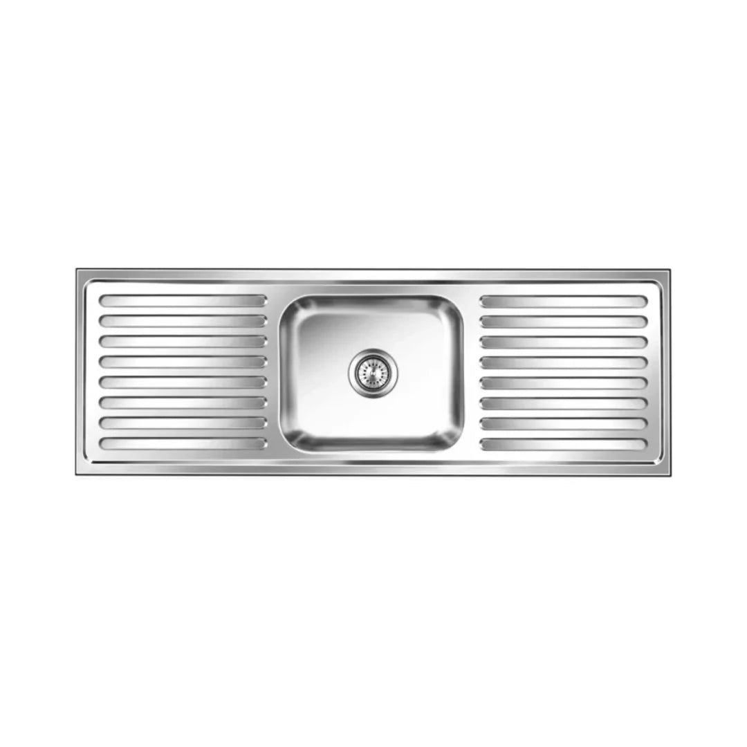 Nirali Stainless Steel Sink Popular Range ELEGANT GLORY SMALL ( 51 x 18 inches ) - Glossy