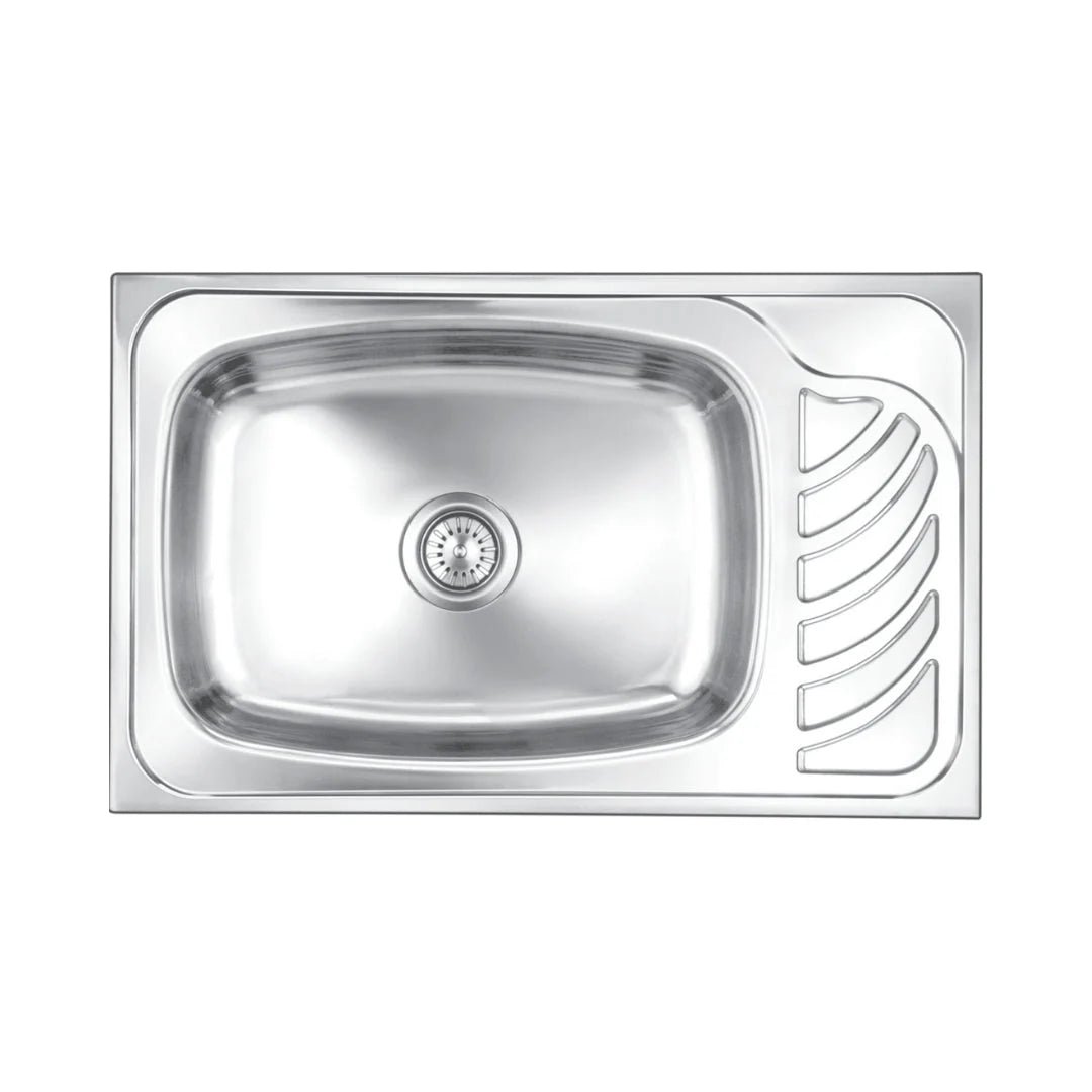Nirali Stainless Steel Sink D'Signo Range EUREKA JUMBO ( 34 x 21 inches ) - Satin