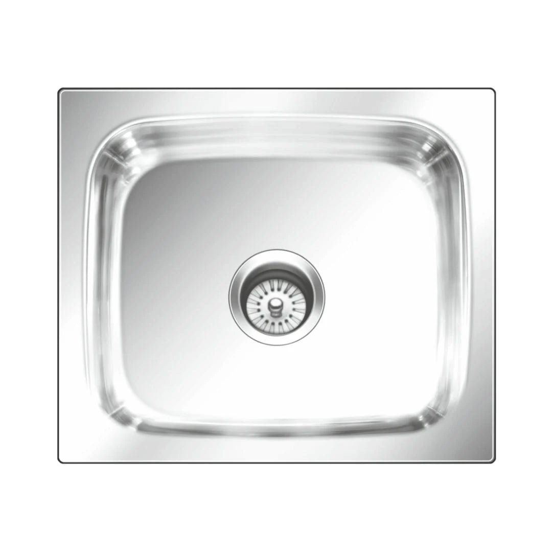 Nirali Stainless Steel Sink Popular Range GRACE PLAIN JUNIOR ( 12 x 12 inches ) - Satin