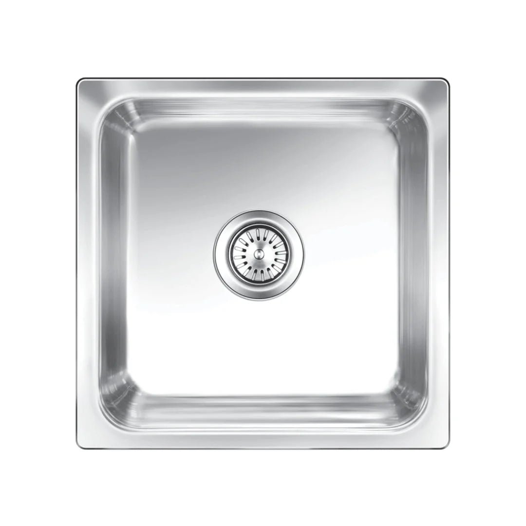 Nirali Stainless Steel Sink Silent Square Range OMNI BIG ( 20 x 20 inches ) - Satin