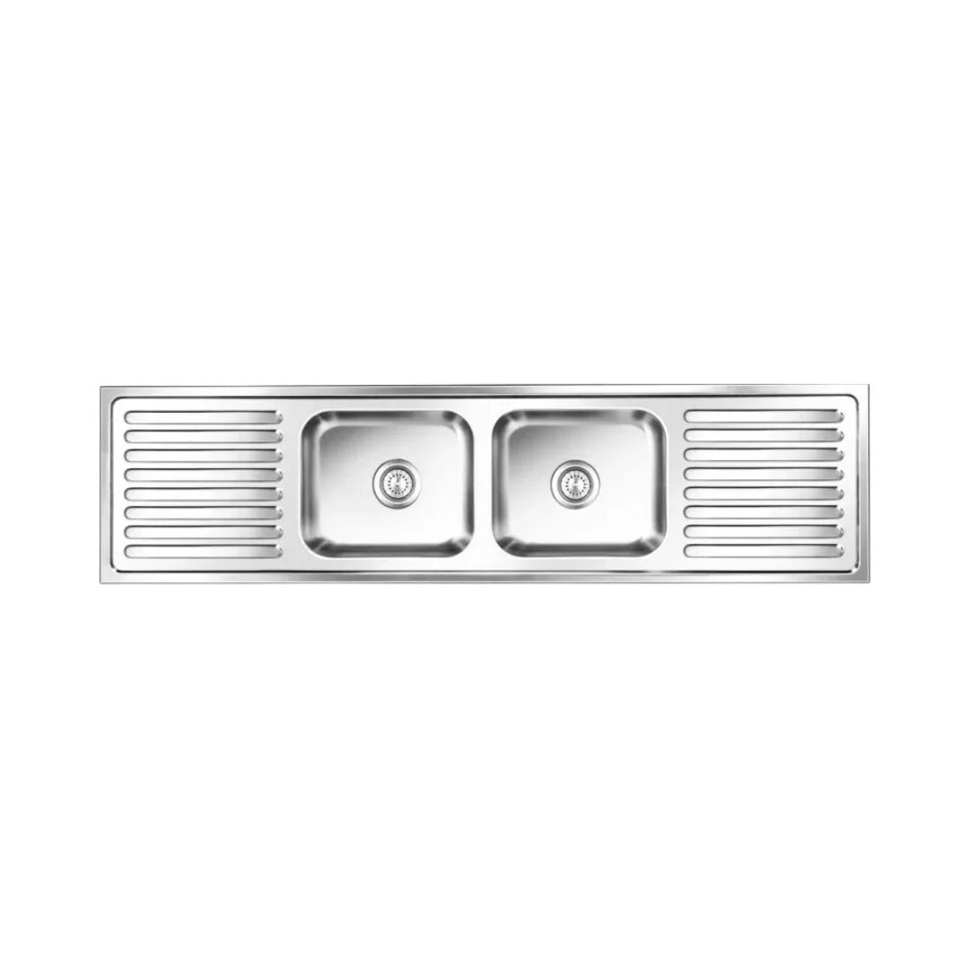 Nirali Stainless Steel Sink Popular Range SUPER ELEGANCE SMALL ( 69 x 18 inches ) - Satin