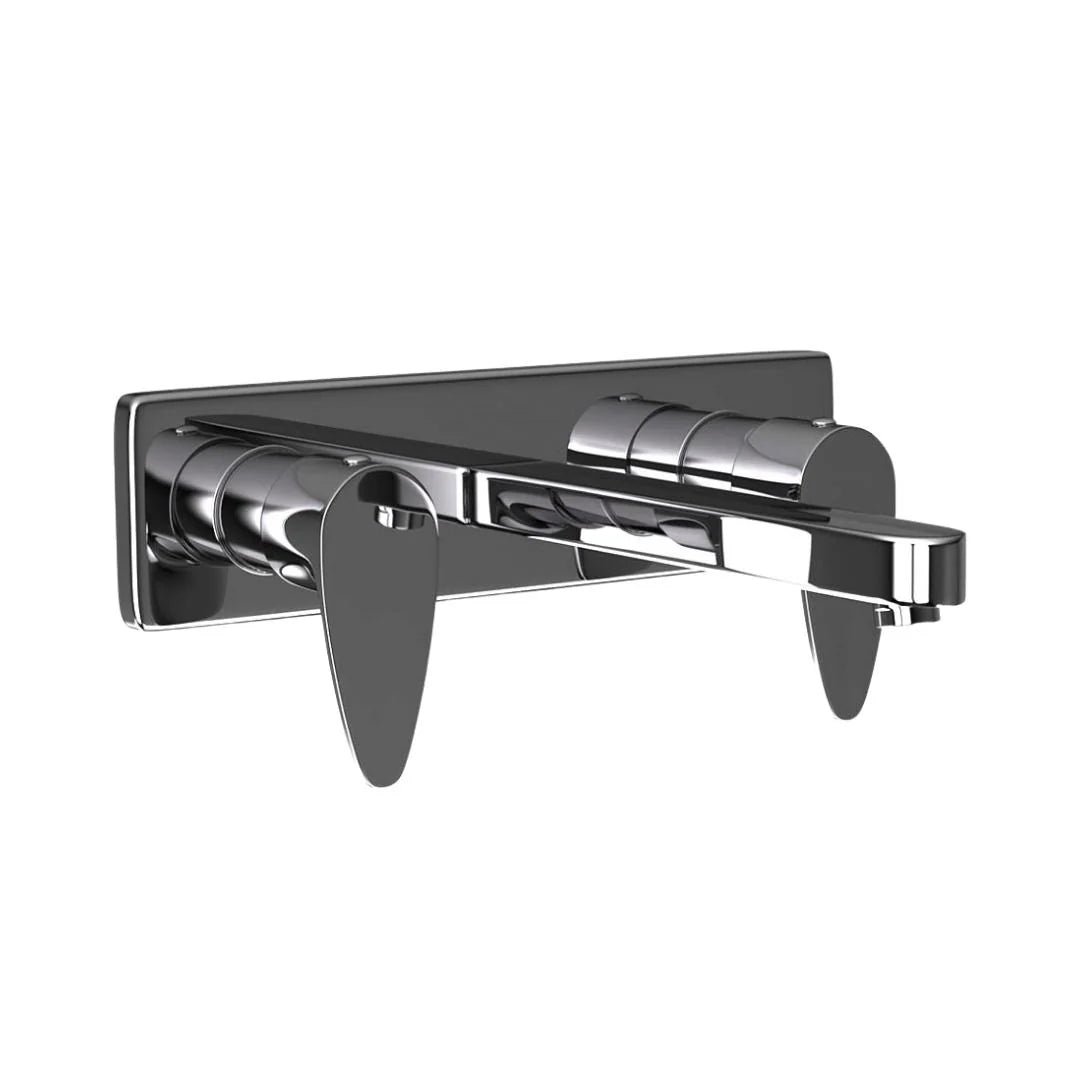 Jaquar Wall Mounted Basin Mixer Vignette Prime VGP-BCH-81433 - Black Chrome
