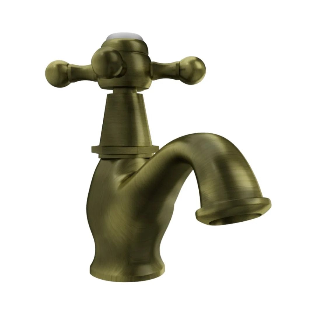 Jaquar Table Mounted Regular Basin Tap Queens QQT-ABR-7011 - Antique Bronze