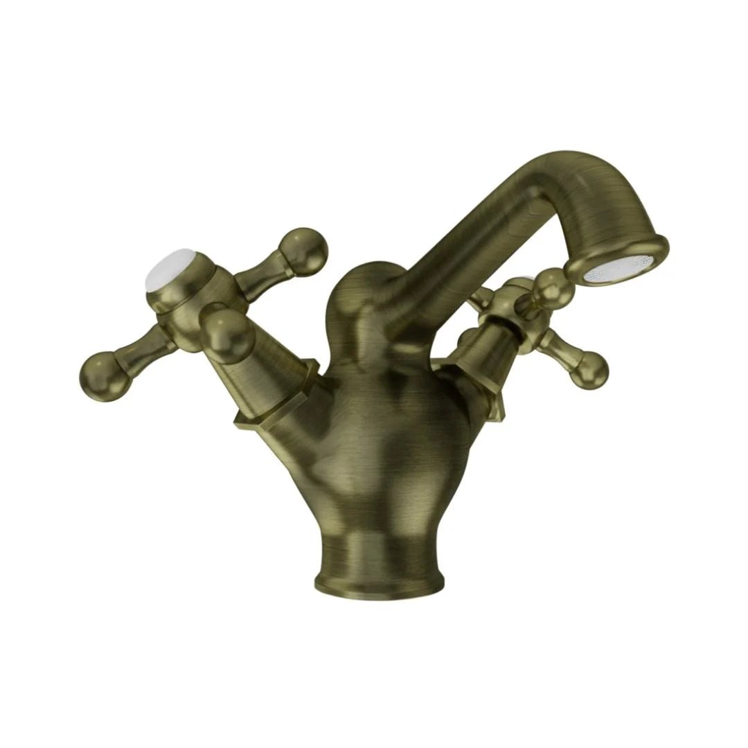 Jaquar Table Mounted Regular Basin Mixer Queens QQT-ABR-7167B - Antique Bronze
