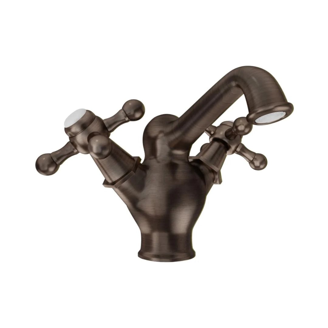 Jaquar Table Mounted Regular Basin Mixer Queens QQT-ACR-7167B - Antique Copper