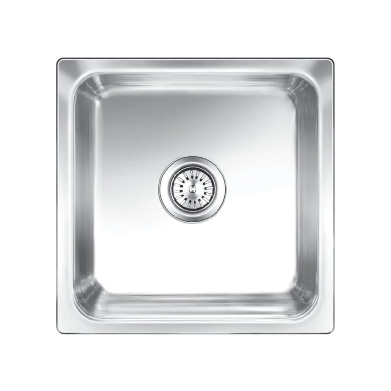 Nirali Stainless Steel Sink Silent Square Range OMNI BIG ( 20 x 20 inches ) - Satin