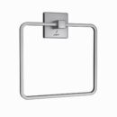 JAGUAR SQUARE TOWEL RING WITH WALL FLANGE-AKP-SSF-35721P- STAINLESS STEEL