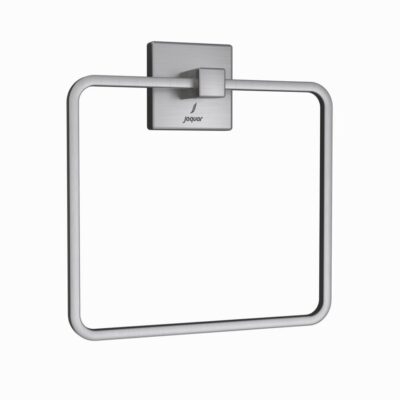 JAGUAR SQUARE TOWEL RING WITH WALL FLANGE-AKP-SSF-35721P- STAINLESS STEEL