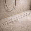 Picaso Piano 24"x4" Tile Insert Floor Drain - Chrome