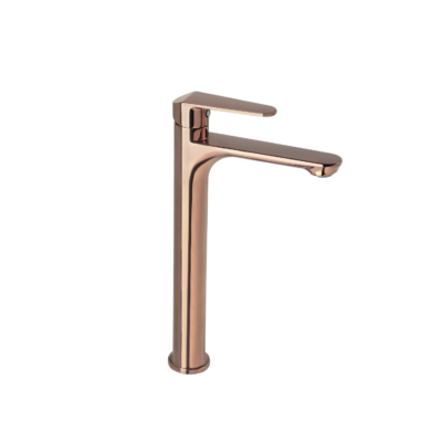 Picaso Tall Body Pillar Cock 12"- Rose Gold