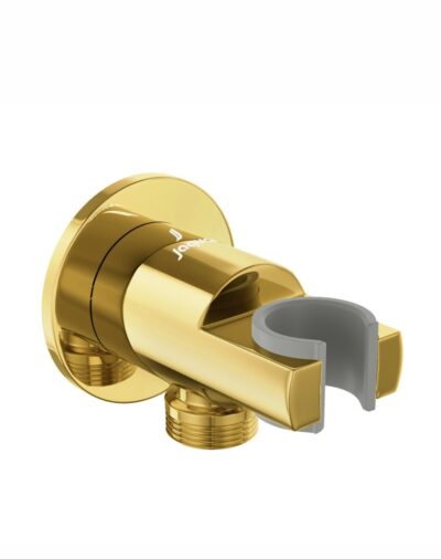 Jaquar Shower Fitting Wall Bracket SHA-GBP-566RPD - GOLD BRIGHT PVD