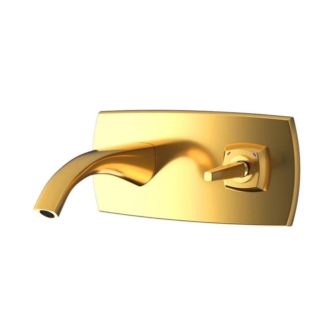 Jaquar Wall Mounted Basin Mixer Arc ARC-GLD-87233K - Full Gold