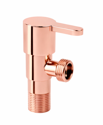 PICASO FUSION ANGLE VALVE FOR BASIN AREA- ROSE GOLD