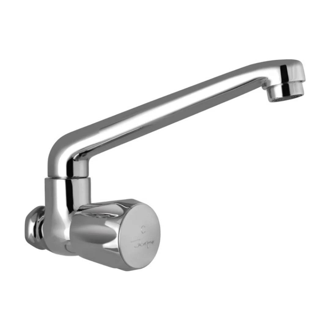 Jaquar Wall Mounted Regular Kitchen Sink Tap Continental CON-347KNM with Swinging Spout in Chrome Finish