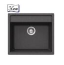 Nirali Quartz Sink Quartz Premium Range ELVO ( 22.5 x 20 inches ) - Alpina