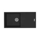 Hindware Quartz Sink Emerald EMERALD 36 X 18 X 9 ( 36 x 18 inches ) - Black