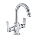 Cera Table Mounted Regular Basin Mixer Titanium F1003461 - Chrome